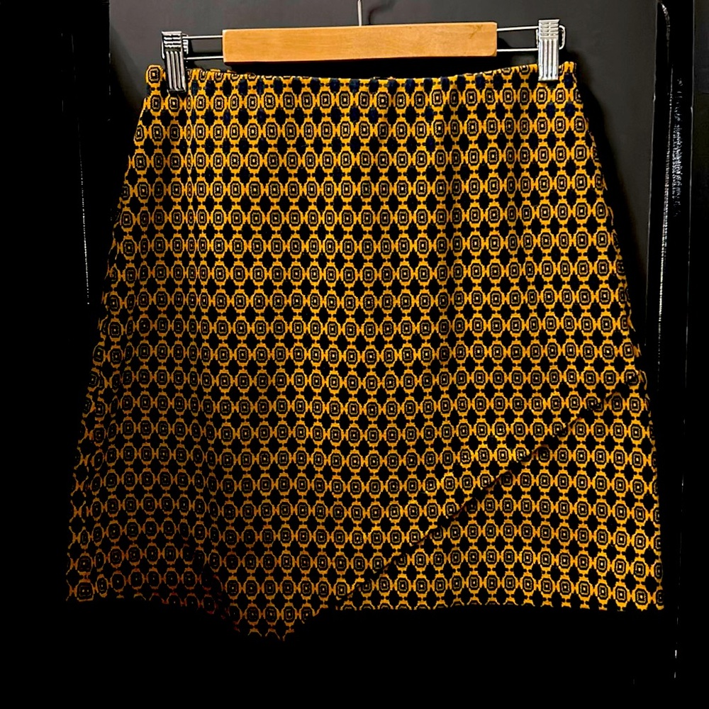 CAbi Standout Knit Skirt Medallion Print